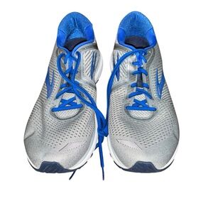Brooks Adrenaline GTS 20 1103071D051 Grey Blue Running Shoes Sneaker Men's 11.5D